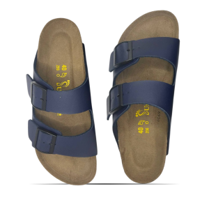 SURE FEET Healthy Sandals (SF1003) | Navy Brown Black Yellow x White | Comfortable & Supportive Orthopedic Sandals