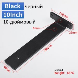 2 pieces/set of steel heavy concealed floating wall brackets front and rear concealed brackets triangular brackets