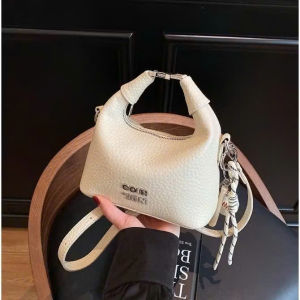 Túi xách tay nữ đeo chéo da gạo tặng kèm móc gấu thời trang HĐ 276