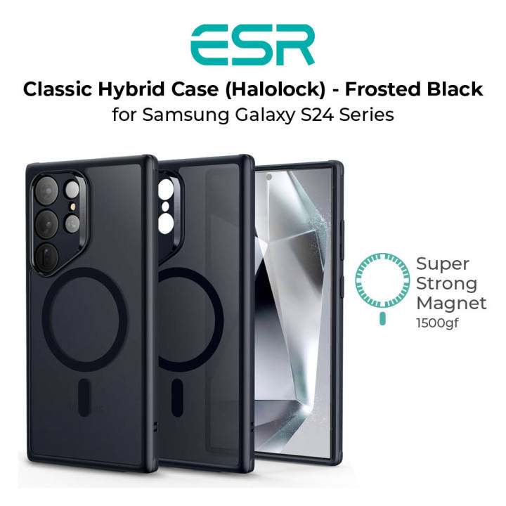 ESR Samsung Galaxy S24 Ultra Classic Hybrid Magsafe Case (Halolock ...