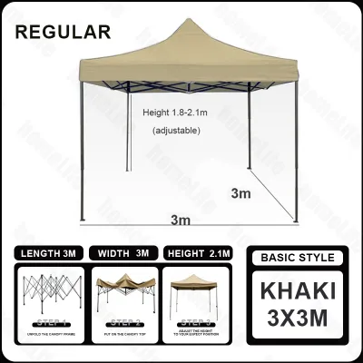 Car Tent 3*6M Waterproof Sun Protection Foldable Tent Retractable Telescopic Canopy Tent for Car