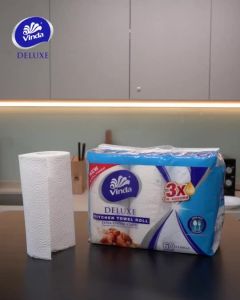 Vinda Deluxe Kitchen Towel Rolls (6x60s)