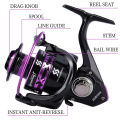 Sougayilang COD Alat Gulungan Pancing 12+1BB 5.0:1 2000-5000 Metal Handle Spinning Gulungan Pancing.. 