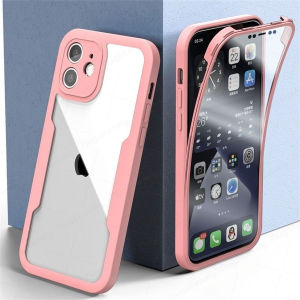 [ Front + Back ] Full Wrap Phone Case for Samsung Galaxy A17 A07 A56 5G A36 A26 A16 LTE A06 4G A55 A35 A25 A15 A05 A05s 360 Protection with Tempered Glass Screen Protector Cover Casing