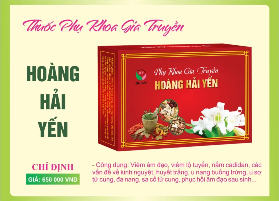 Phản Hồi Từ Người Dùng về Thuốc Đặt Phụ Khoa Hoàng Hải Yến