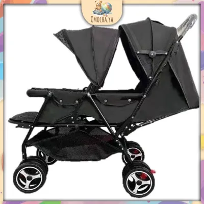 DOUBLE Baby Stroller Twin Stroller Double Stroller For 2 Kids Tandem Stroller For two Kids Stroller Baby Kembar Stroller Baby Kembar