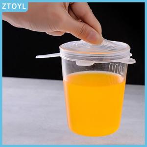ZTOYL 6pcs Silicone Covers Adaptable Silicone Lids Universal Dish Stretch Keeping Fresh Airtight Cover Silicone Food Lids For Kitchen