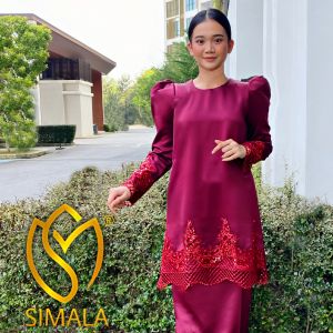 (RAYA 2026) MAHSURI Kurung Satin Vlentino Renda Labuci Eksklusif sedondon di hari raya