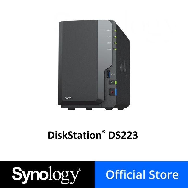 [SYNOLOGY Official Store] SYNOLOGY DS223 2 Bay DiskStation NAS bundle ...