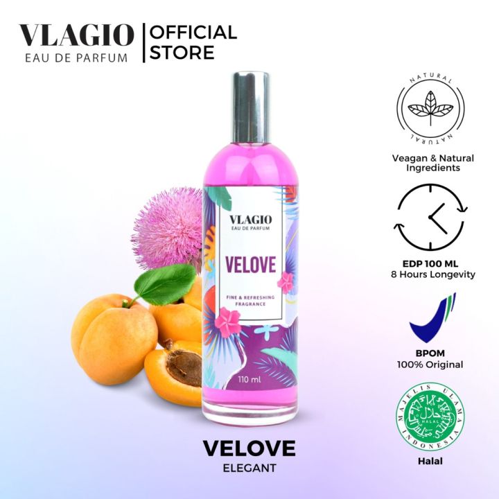 Vlagio Eau De Parfum Velove 110ml Parfum Premium Indonesia Parfum