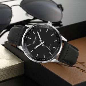 COD/BAYAR DITEMPAT Jam tangan pria kulit skmei 2034 minimalist original