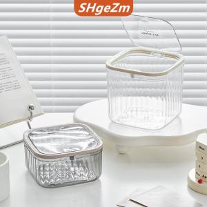 [COD] SHgeZm Loại Báo Chí Máy Tính Để Bàn Thùng Rác Thuận Tiện Nhựa Trong Suốt Lưu Trữ Hộp Bàn Tổ Chức Văn Phòng Nguồn Cung Cấp