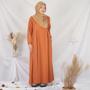SAWVA | KHAMSA Casual Long Dress Daily CIDER