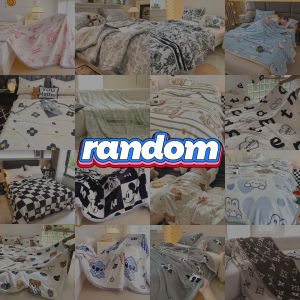 Bright Crown X HF Selimut Bulu Lembut UK 150x200CM/180x200CM PREMIUM Selimut Dewasa/Anak Halus