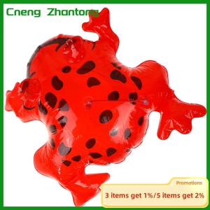 Cneng Cartoon Animals Model PVC Inflatable Toy Frog Stretchy Frog Childrens Toys Holiday Party Decoration Childrens Classic Toys