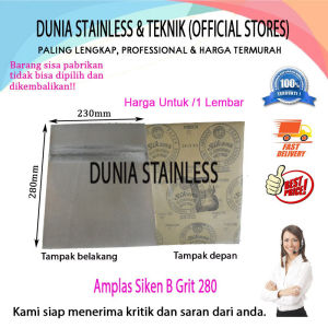 Amplas siken B Grit 280 /Lembar