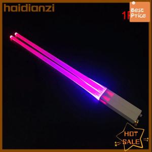 haidianzi 1 PCS LED Lightsaber Luminous Chopsticks Detachable Washable Reusable Free Tableware For Kitchen Dinner