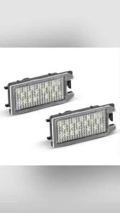 2x LED License Plate Light Assembly for Fiat 500 2013-2019 Dodge Viper 2013-2017 Tag Lamps for Jeep Grand Cherokee 2014-2022 Compass Patriot68228930AA