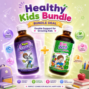 Kids Bodyfense Immune-Boosting Vitamin C Zinc & Iron and EatWell Veggies & Berries Appetite Booster Vitamins & Minerals