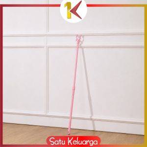 SK-C1116 Tongkat Jemuran Pengait Pakaian Bisa Setel Panjang Pendek / Galah Gantungan Baju Display