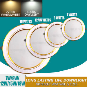 Energy Saver Big Downlight Recessed Pin Light 220V Daylight & Warm-White For Kitchen Living Bedroom Office Ceiling Light