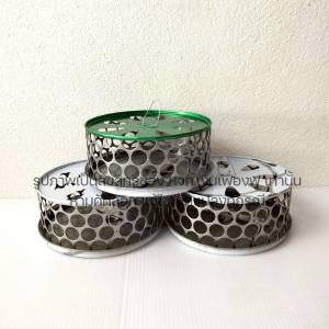 กล่องใส่ยากันยุง ที่ใส่ยากันยุงแบบขด กว้าง 13ซม. สูง 6ซม. แพ็ค 6 ชิ้น ใช้งานง่าย สะอาด ไม่เละพื้น