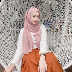 Jilbab Pashmina Plisket Pleated Shalw 75 X 175 - Kerudung Wanita/ Kerudung Pasmina Jumbo