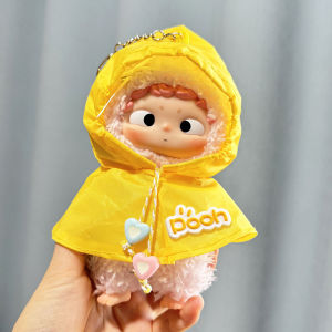 Baby clothes only] Black play baby clothes OZAI vinyl blind box doll clothes small raincoat poncho baby clothes cute