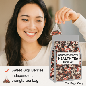 【Full of vitality】Ginseng mulberry wolfberry tea Relieve physical fatigue Individual tea bag health tea