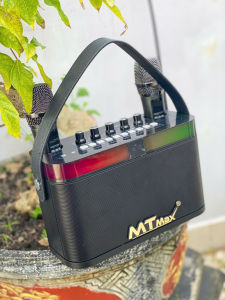 Loa Karaoke X3 Bass 20 Mạnh Mẽ Công Suất 20W Kèm 2 Mic Hát Không Dây Đèn LED Kết Nối Bluetooth/USB/Thẻ Nhớ/AUX – Âm Thanh To Rõ Dễ Mang Theo