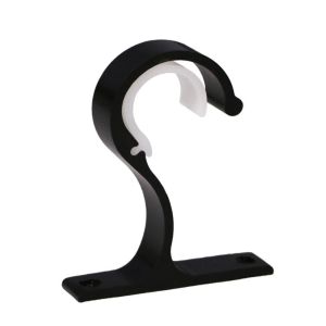 HDTRJ Practical 1Pcs Home Decor Accessories DIY Thicken Drapery Rod Holder Support Rack Curtain Rod Holder Curtain Bracket