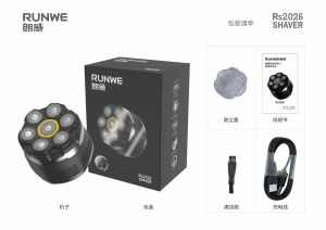 朗威电动磁吸剃须七头剃须剃光头神器充电男士剃须Rs2026