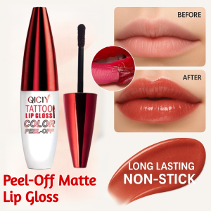 Peel-Off Lip Gloss Stain Peel Off And Reveal Lip Gloss Waterproof And Long Lasting Lip Tint Long-Wear For 24 Hours