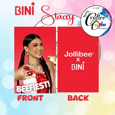 Bini x Jollibee (Jollibini Photocards)