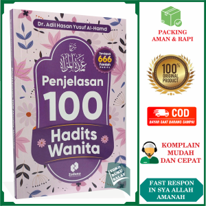 Penjelasan 100 Hadits Wanita ORIGINAL Terdapat 666 Faedah Hadis Karya Dr Adil Hasan Yusuf Al-Hamd Penerbit Zaduna