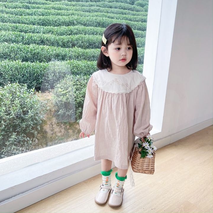 《jeansame dress》 Kids Cotton Dresses New Spring Baby Princess Dress for ...