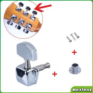 Nexlent Guitar String Tuning Pegs Metal Guitar String Button Guitar Knob