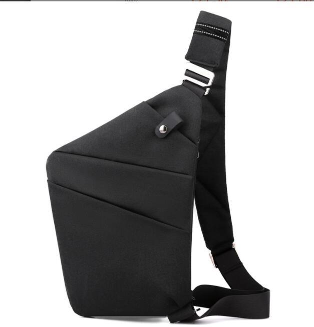 【ZNBY】Men Sling One Shoulder Bag Waterproof Travel Small Chest Bag Slim