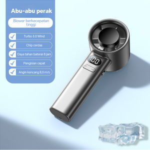 High Speed Mini kipas Strong Wind 100 Gear Wind Speed kipas angin Digital Display Adjustable kipas
