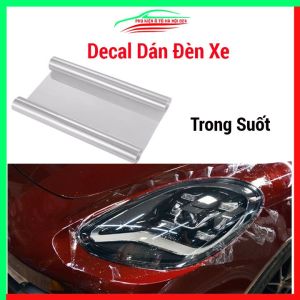 Phim decal dán chóa đèn ô tô xe máy màu trong suốt 30x60cm film dán chống xước tạo màu trang trí xe cực đẹp