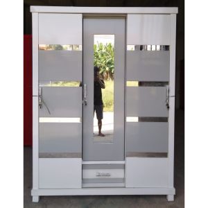 (FREE ONGKIR) Lemari Pakaian Sliding/ Sleding 3 Pintu