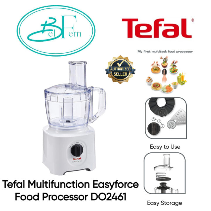 Tefal DO2461 Multifunction Easyforce Food Processor 1.8 L 2 YEARS