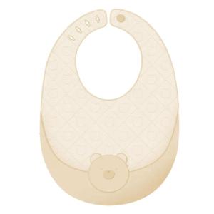 Yếm Silicone với khuôn đúc Tích hợp 3D Leak-proof rãnh Toddler yếm ăn trẻ em Yếm trẻ em có thể điều chỉnh dễ dàng để làm sạch