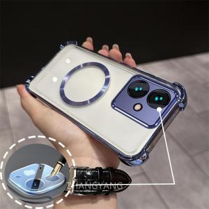 เคสโทรศัพท์มือถือแบบนิ่มสำหรับ Oppo A79 5G เคส Oppoa79 5G เคสป้องกันซิลิโคน TPU กันกระแทกเปลือกเคสใส่โทรศัพท์พร้อมฟังก์ชั่นตัวดูดแม่เหล็ก