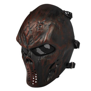 Tactical Full Face Protective Skull Mask Party Cosplay Halloween Masquerade Movie Props War Game Shooting Equipment Military Hunting Paintball Airsoft Masks