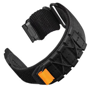 Zenia 26mm 22mm Nylon Quick Release Fit Watch Strap for Garmin Fenix 8 E 7X 7 6X 6 Pro Sapphire Solar 5X 5 Plus 3 HR Quatix Enduro MARQ D2 Tactix Descent G1 G2 Mk1 Mk2 Mk2i Mk3i 51mm Forerunner 970 965 955 Approach S70 47mm S60 S62 Instinct 2X epix Gen 2