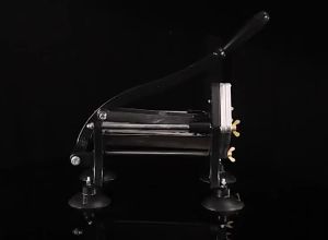 New Stainless Steel French Fries Cutting Machine Household & Commercial Use 8/10/12mm Adjustable Potato Slicer Cutter