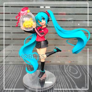 HATSUNE MIKU TAITO-STATION UNIFORM - Action Figure Miniatur Pajangan Topper Kue Mainan Figur Vocaloid Waifu