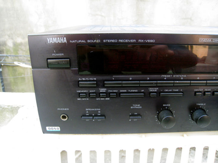 Yama Rx Amplifier Imported second-hand Yamaha RX-V690 5.1 theater amplifier Yamaha mid ...