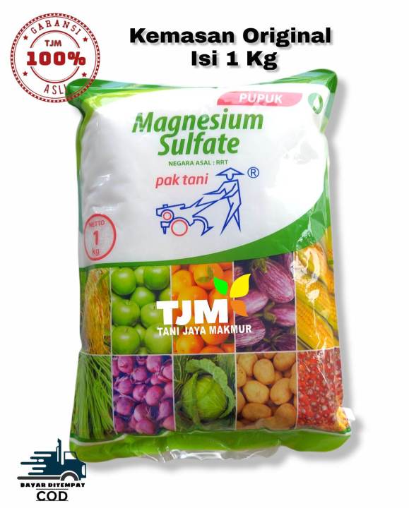 PUPUK MAGNESIUM SULFATE 1 KG garam inggris mgso4 magnesium sulfate pak tani magnesium sulfur pak tani pupuk kristal magnesium sulfate sulpat mg pupuk magnesium sulfat garam magnesium sulfate